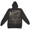 2nd Amendment Eagle Silver Foil Hooded Sweatshirt