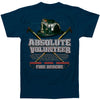 Absolute Volunteer Firefighter Blue Print T-shirt