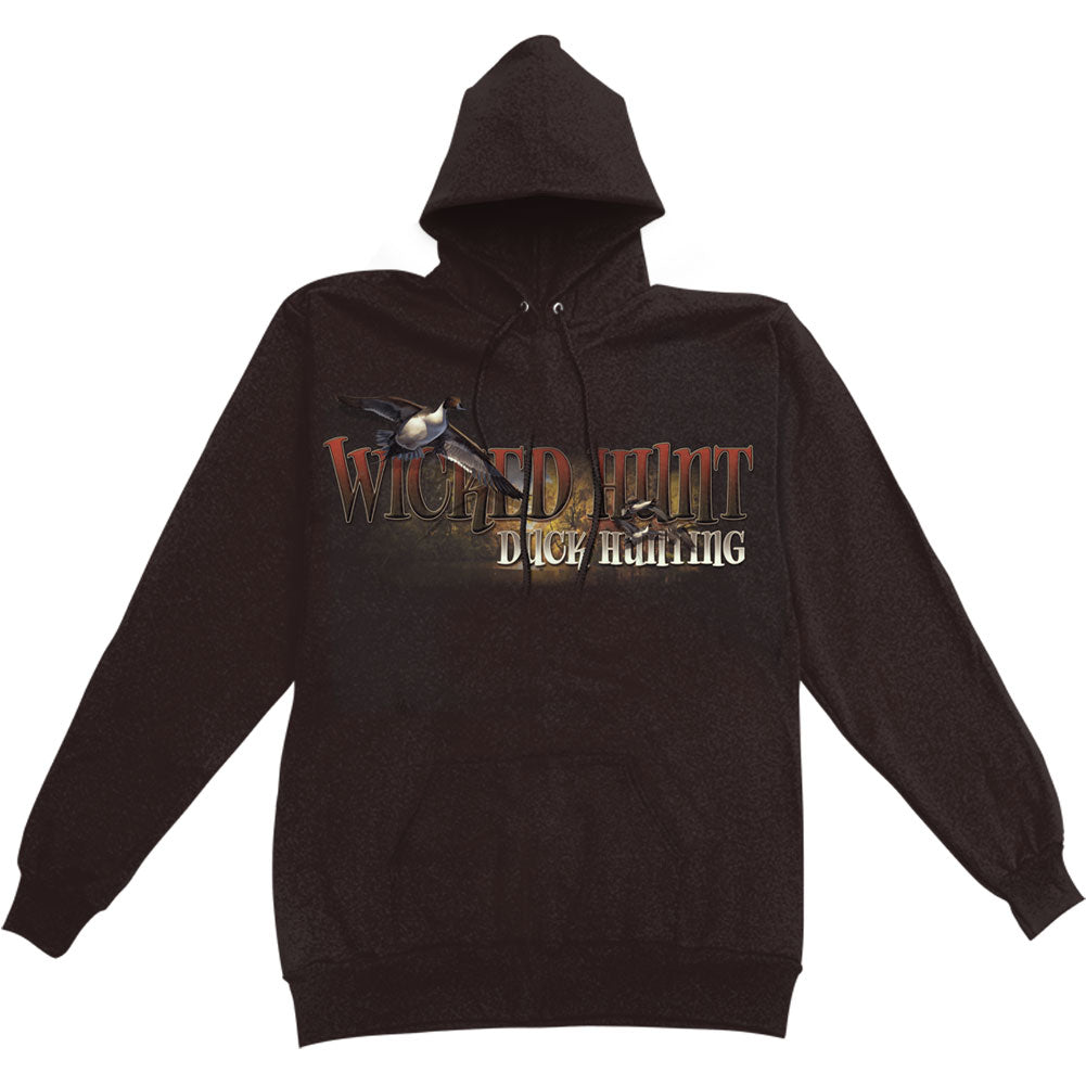 Novelty Novelty Duck Hunting In A Fowl Mood Hooded Sweatshirt