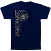 Elite Breed Law Enforcement Crome Wings Silver Foil T-shirt