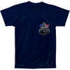Elite Breed Police Force To Serve And Protect Silver Foil T-shirt
