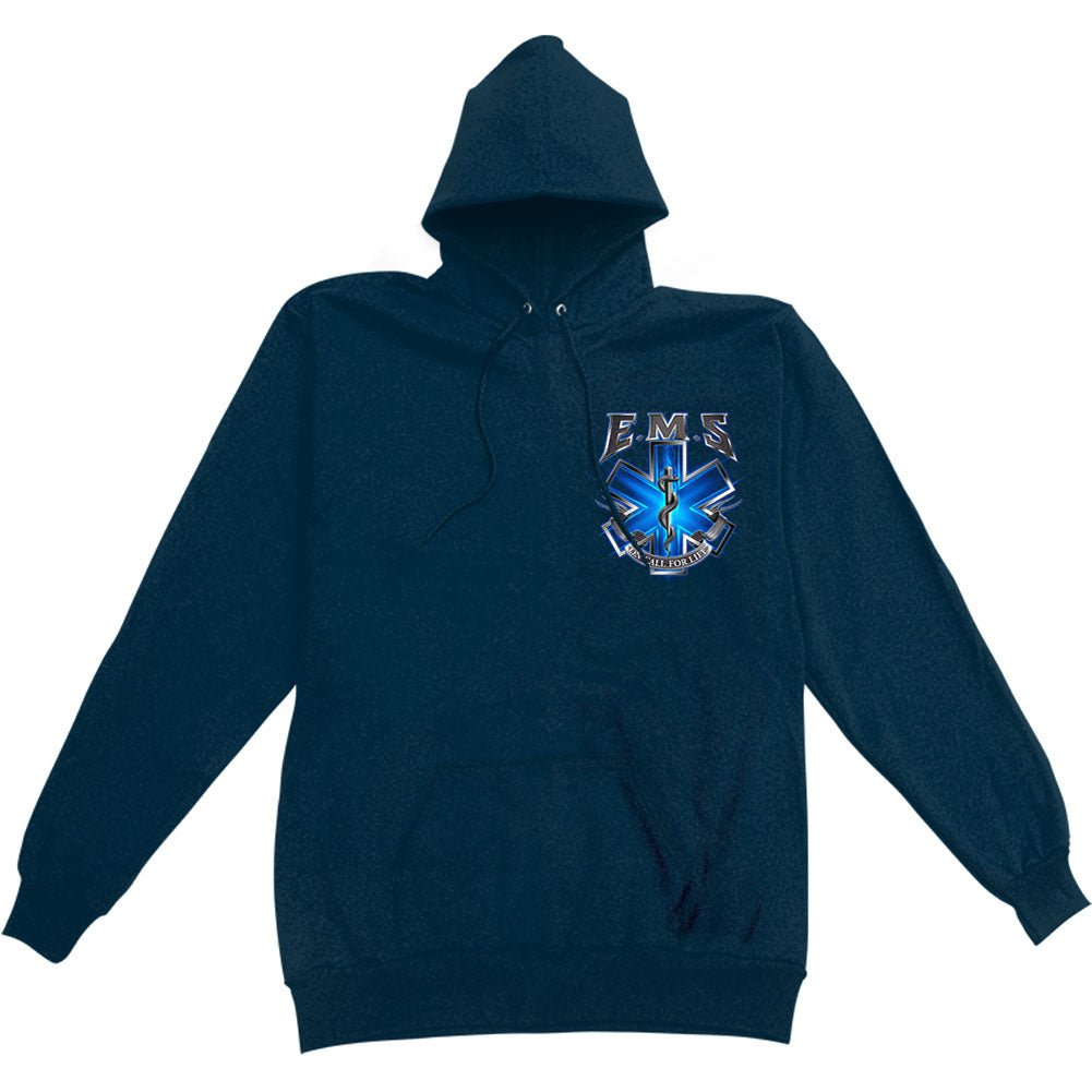 Novelty Novelty EMS On Call For Life EMS Hooded Sweatshirt