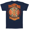Fire Dept Faded Planks T-shirt