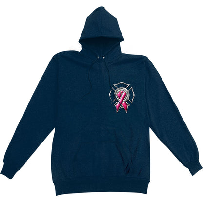 Novelty Firefighter Race For A Cure Hooded Sweatshirt