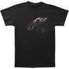 Firefighter Red Script Red Foil T-shirt