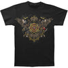 Firefighter Skull Wings Full T-shirt