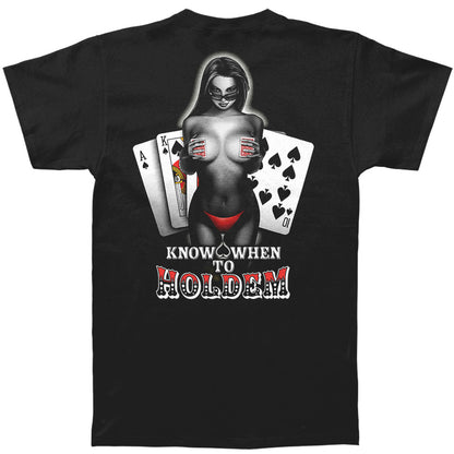 Novelty Hold Em Girl T-shirt