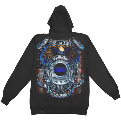 Novelty Honor Our Fallen Officers Hooded Sweatshirt