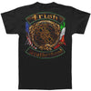 Irish Double Flagged Brotherhood Distressed Gold Foil T-shirt