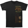 Irish Double Flagged Brotherhood Distressed Gold Foil T-shirt