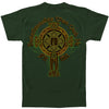 Irish Firefighter Gold Cross T-shirt