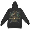 Marine Devil Dog First In Last Out Hooded Sweatshirt