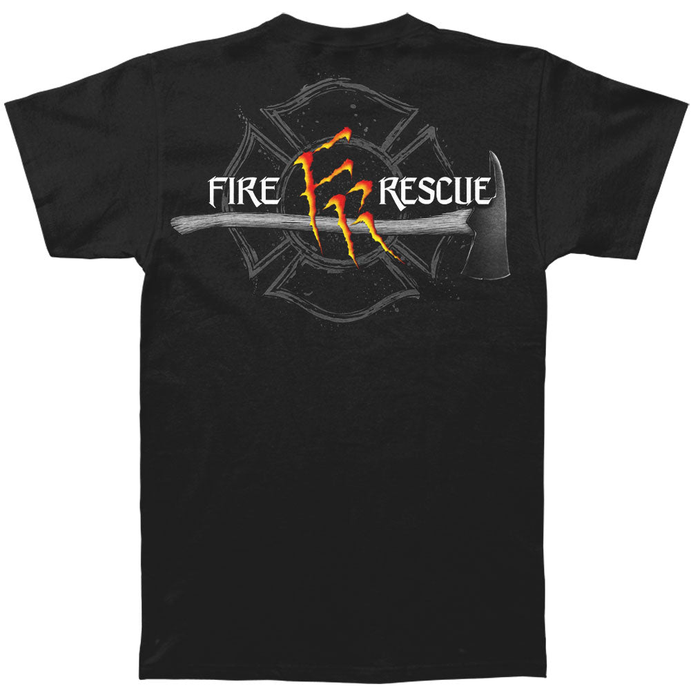 Novelty Monster Claws Fire Rescue T-shirt