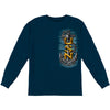 Navy Full Print Eagle Long Sleeve