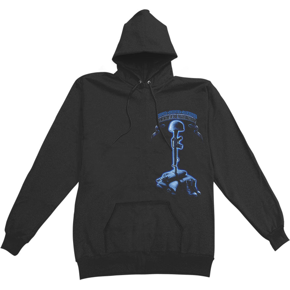Novelty Never Forget Fallen Soldier Hooded Sweatshirt
