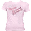 Nursing Victorian Script Pink Foil T-shirt