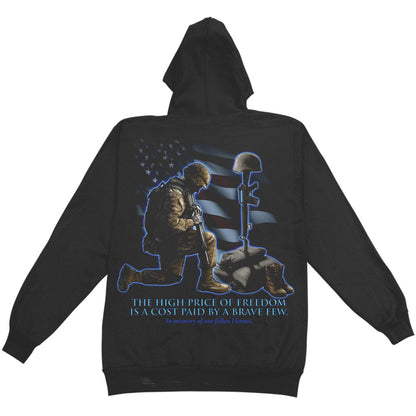 Novelty Soldiers Cross Hooded Sweatshirt
