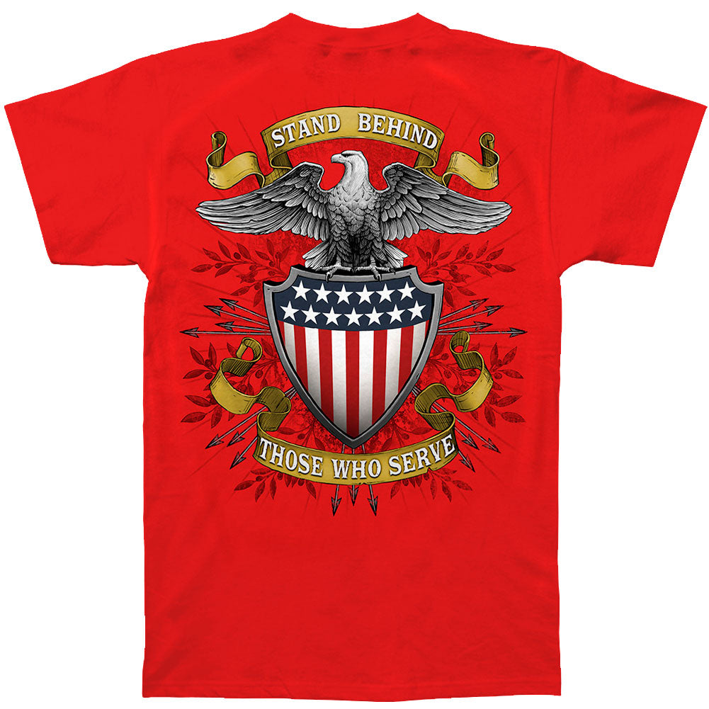 Novelty Stand Behind Those Who Serve T-shirt