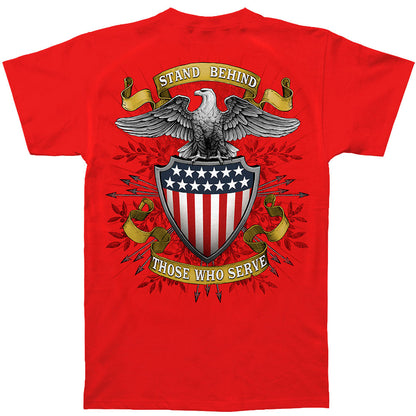 Novelty Stand Behind Those Who Serve T-shirt