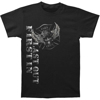 Novelty Steel Wings Silver Foil Stamp T-shirt