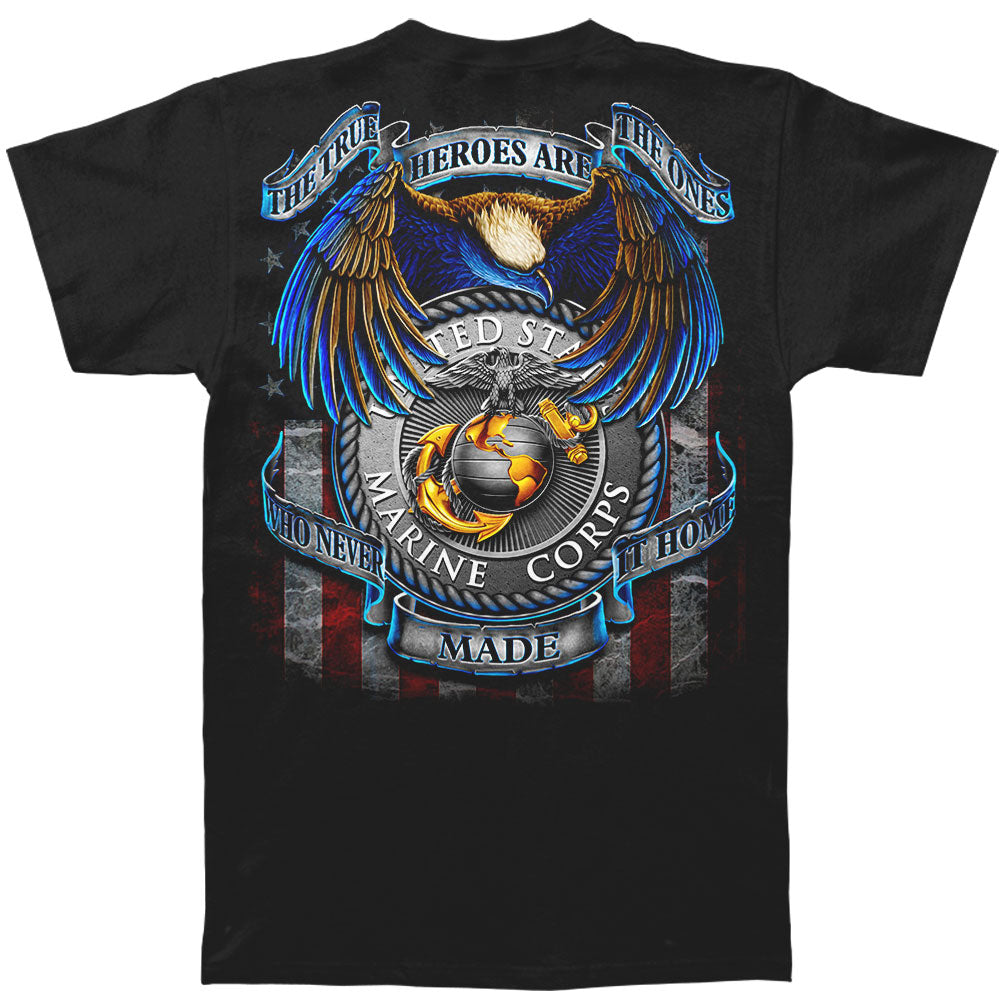 Novelty True Hero Marines T-shirt 328247 | Rockabilia Merch Store