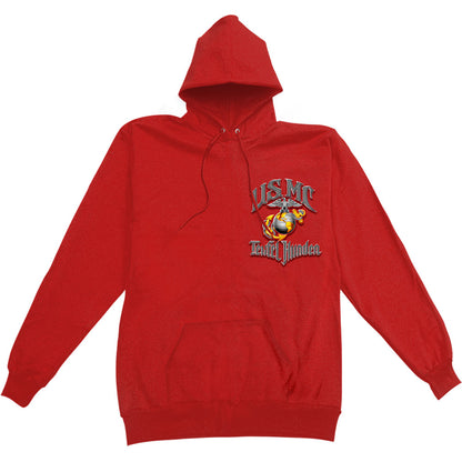Novelty USMC Teufel Hunden Hooded Sweatshirt