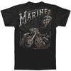 USMC Marine Biker American Clasic Silver Foil T-shirt