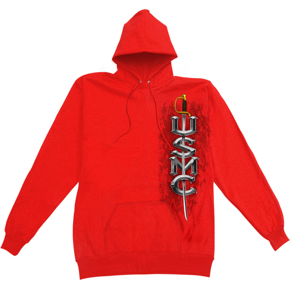 Novelty USMC-Semper Fidelis Hooded Sweatshirt