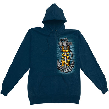 Novelty USn Navy Full Print Eagle Hooded Sweatshirt