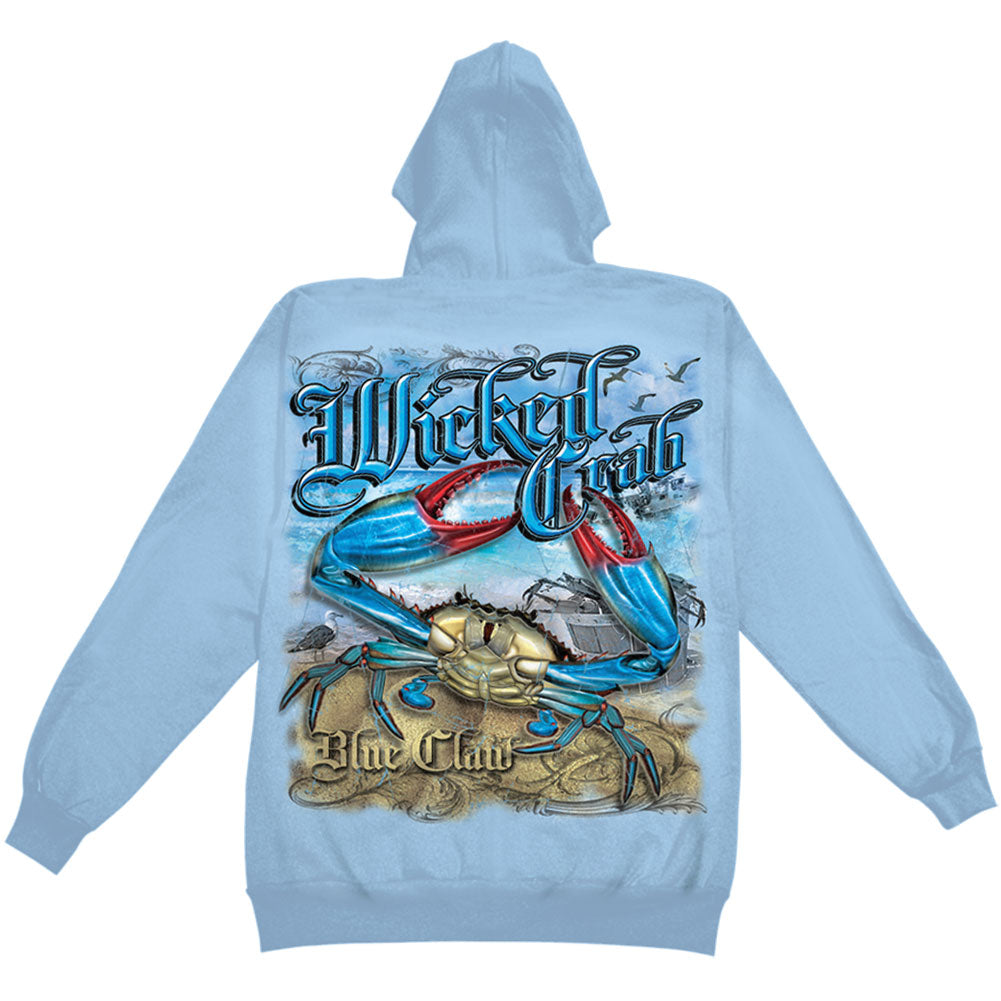 Novelty Wicked Crab Hooded Sweatshirt