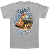 Wicked Fish Large Mouth Bass With Popper T-shirt