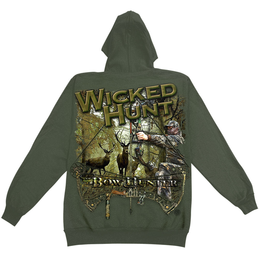 Novelty Novelty Wicked Hunt Bow Hunting Hooded Sweatshirt