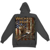 Wicked Hunt Deer Buck Stop Here Hooded Sweatshirt