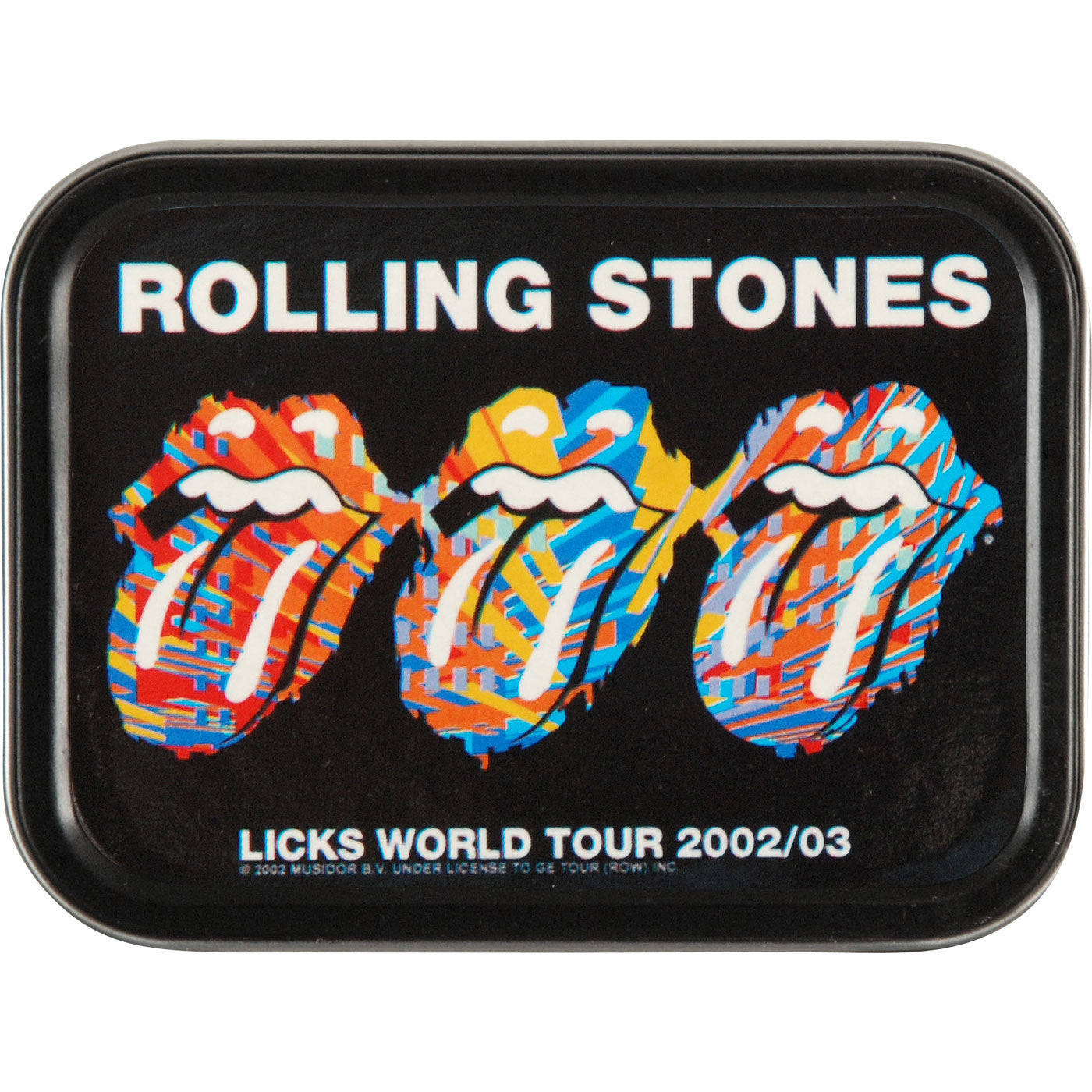 Rolling Stones Tongues Stash Tin