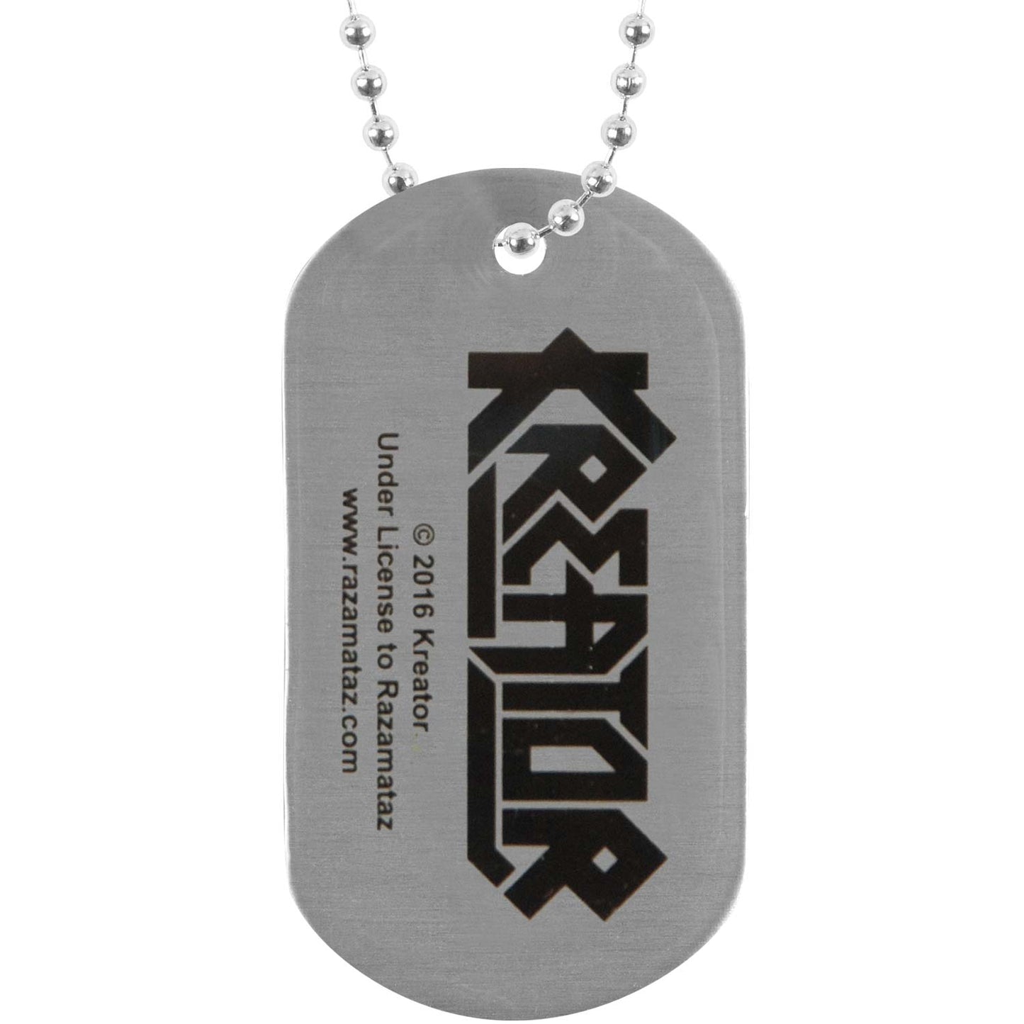 Kreator Pleasure To Kill Dog Tag Necklace