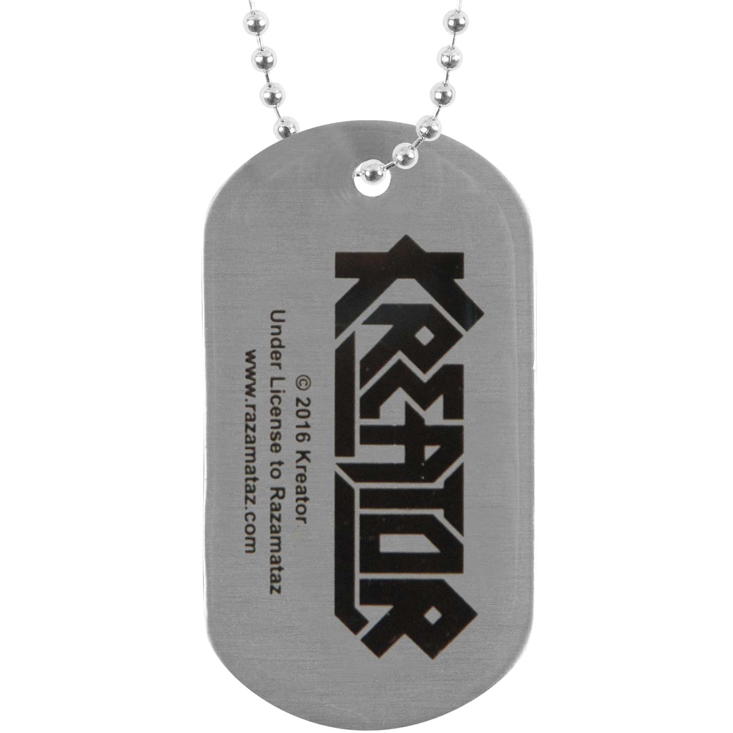 Kreator Pleasure To Kill Dog Tag Necklace