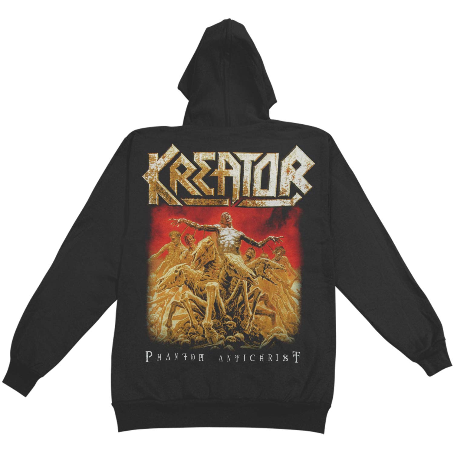 Kreator Phantom Antichrist Zippered Hooded Sweatshirt