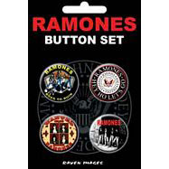 Ramones 4 Button Set Collector Items