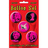 5 Button Set Collector Items