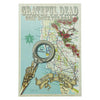 West Coast Map Poster Print