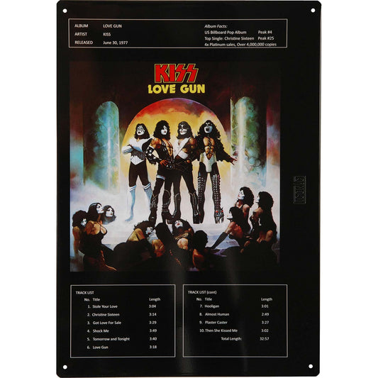 Love Gun Tin Concert Sign