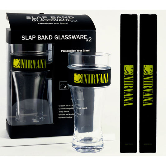 Nirvana Logo Pub Glass Set