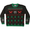 Black Knit Holiday Sweater Sweatshirt