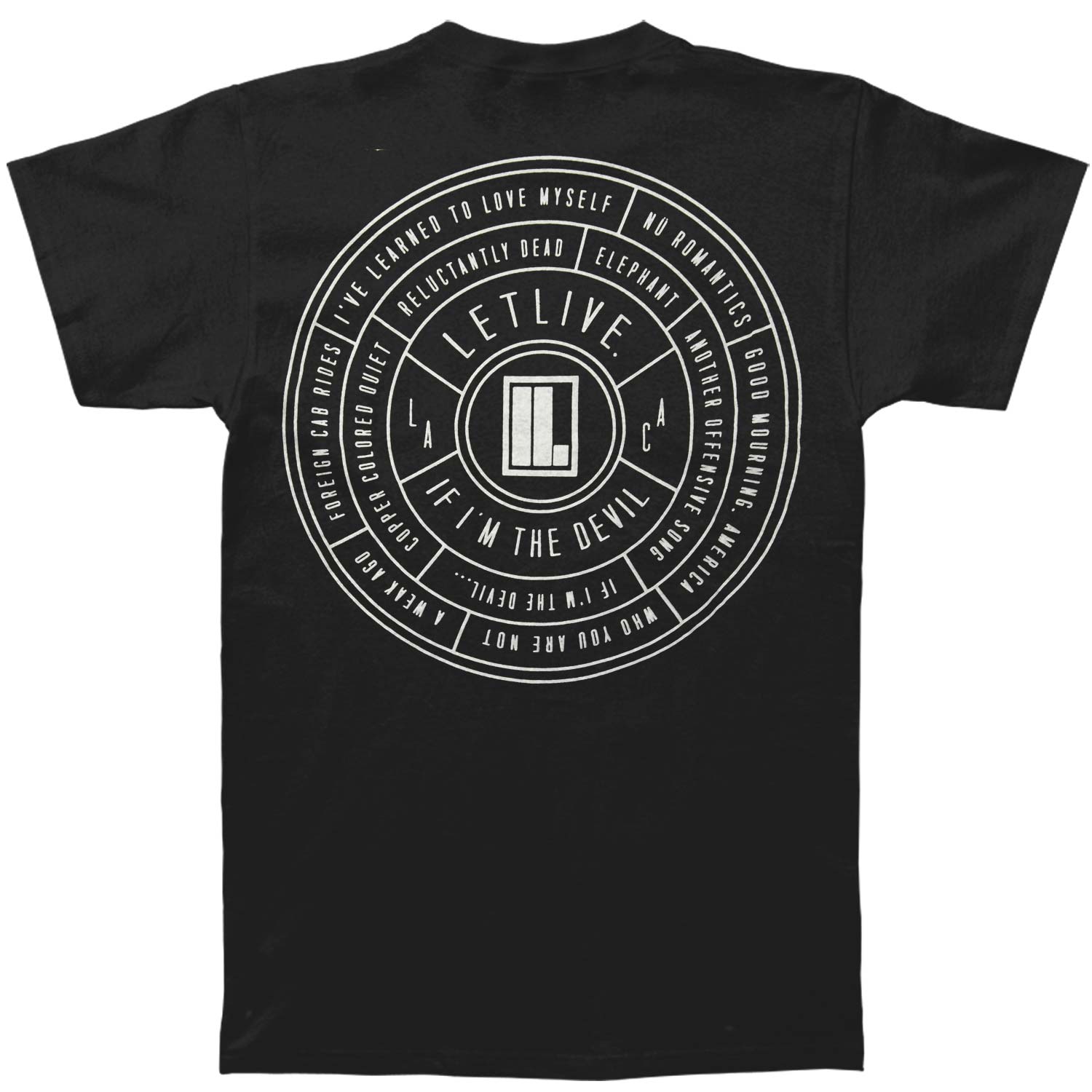 Letlive. Cycle Tee (Black) T-shirt