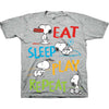 Eat Sleep Play Childrens T-shirt