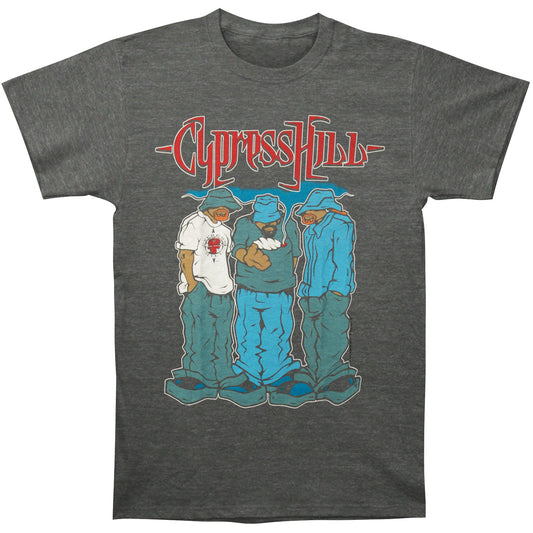 Cypress Hill Cypress Hill Blunted Heather Grey T-shirt
