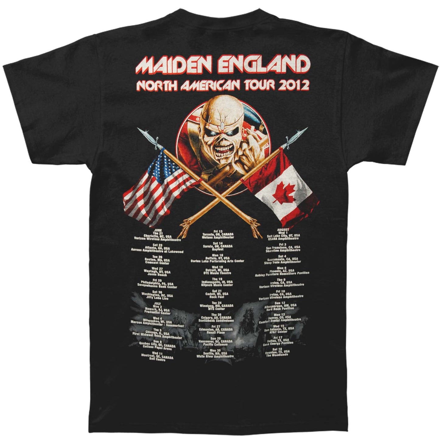 Iron Maiden Horse Rider 2012 Tour T-shirt