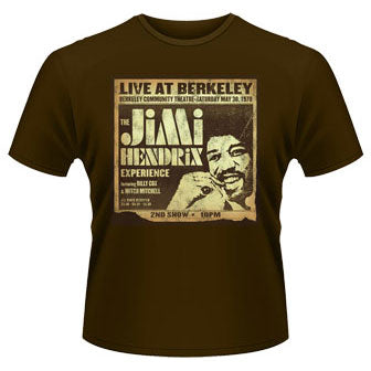 Jimi Hendrix Live At Berkeley T-shirt