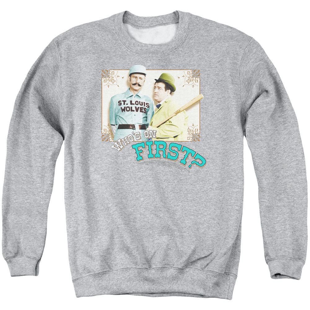 Abbott & Costello Who's On First Adult Sweatshirt
