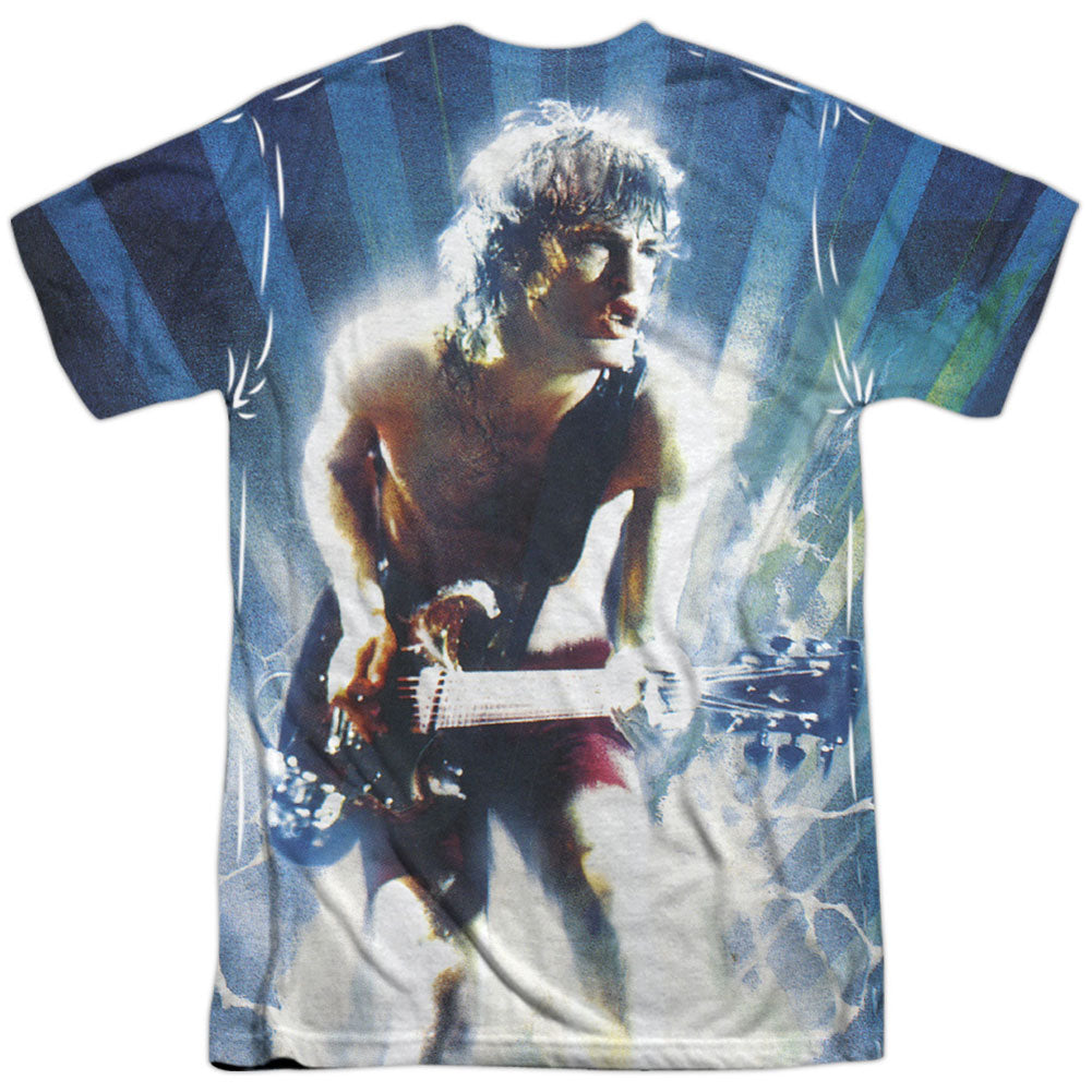 AC/DC Lightning 100% Poly Front/Back Print Sublimation T-shirt 331932 ...